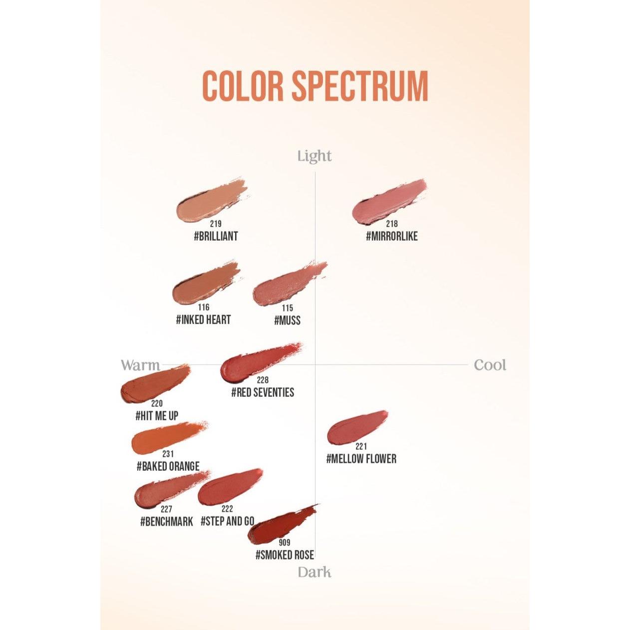 Rich Matte Lipstick 3.5g Long Lasting Color