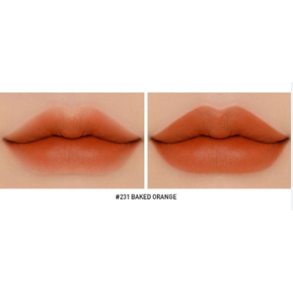 Vibrant Matte Lipstick Baked Orange Shade