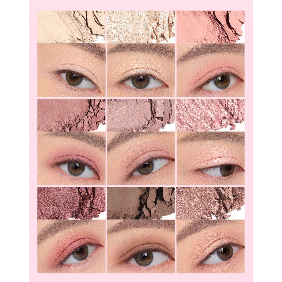 Vibrant 12 Color Eyeshadow Palette | Rich Pigment Makeup