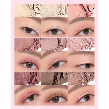 Vibrant 12 Color Eyeshadow Palette | Rich Pigment Makeup