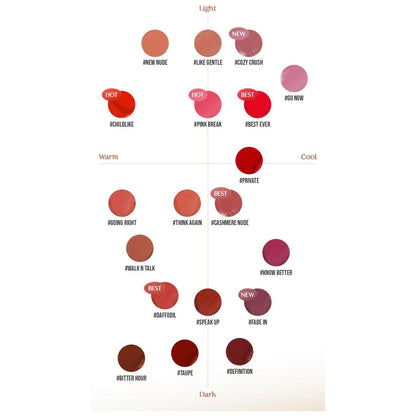 Lightweight Matte Lip Tint with Long Lasting Color