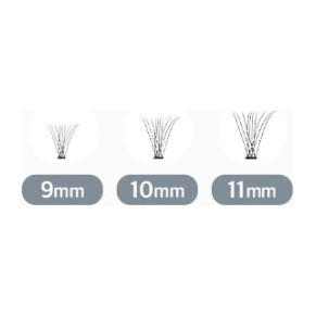 Natural Lightweight False Eyelashes - 100 Pack