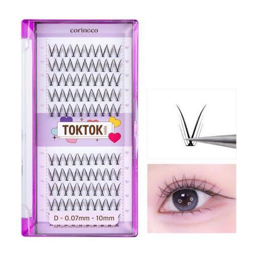 Natural Soft False Eyelash Clusters 100pcs - Mycosmeticslondon