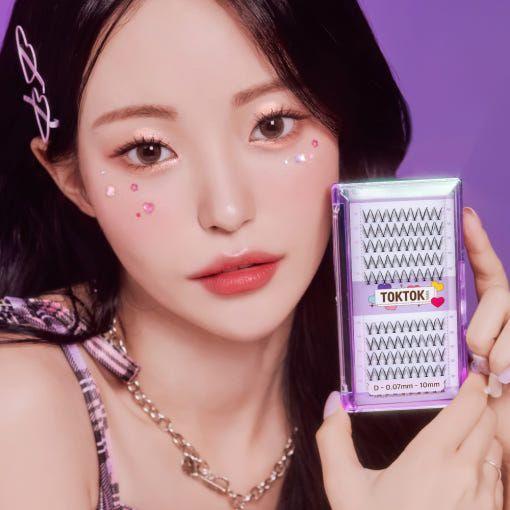 Natural Soft False Eyelash Clusters 100pcs