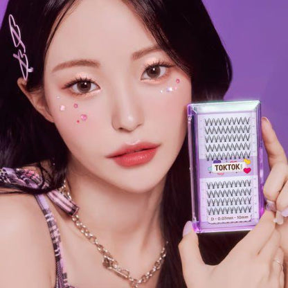 Natural Soft False Eyelash Clusters 100pcs