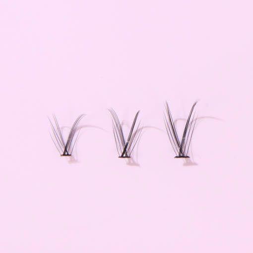 Natural Soft False Eyelash Clusters 100pcs