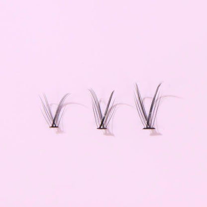Natural Soft False Eyelash Clusters 100pcs