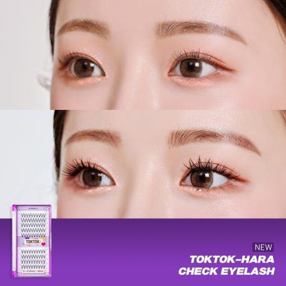 Natural Soft False Eyelash Clusters 100pcs