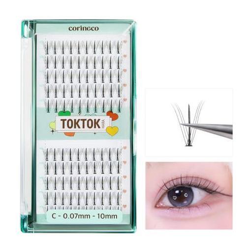 Natural Look False Eyelashes Set - 100 Pieces - Mycosmeticslondon