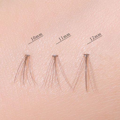 Natural Look False Eyelashes Set - 100 Pieces