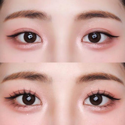 Natural Look False Eyelashes Mixed Set