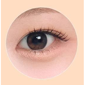 Natural False Under Eye Lashes 90pc Set