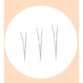 Natural False Under Eye Lashes 90pc Set