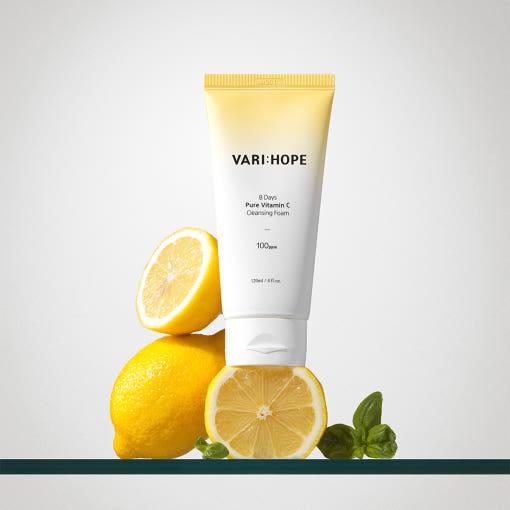 Natural Vitamin C Facial Cleanser 120ml | Gentle Brightening Foam - Mycosmeticslondon