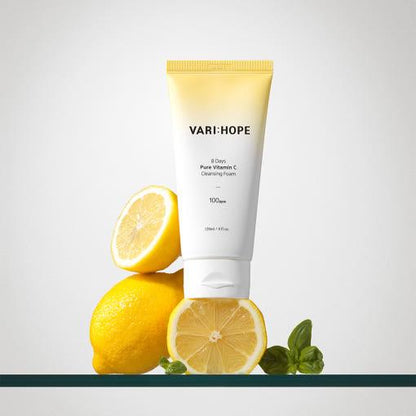 Natural Vitamin C Facial Cleanser 120ml | Gentle Brightening Foam
