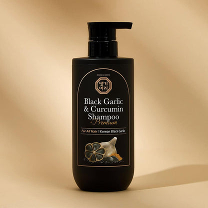 Natural Black Garlic and Turmeric Nourishing Shampoo 500ml