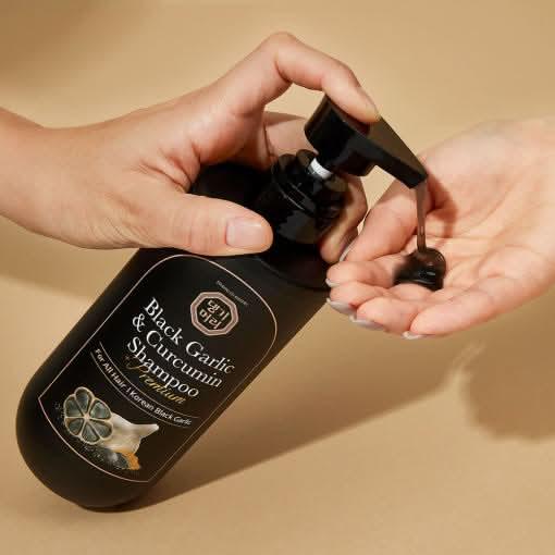 Natural Black Garlic and Turmeric Nourishing Shampoo 500ml