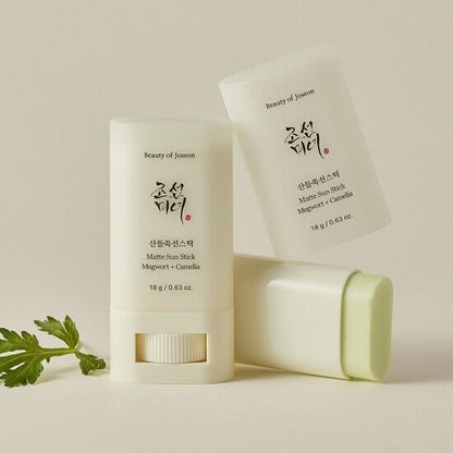 Korean Matte Sunscreen Stick SPF50+ Mugwort Set - Mycosmeticslondon