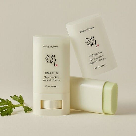 Korean Matte Sunscreen Stick SPF50+ Mugwort Set - Mycosmeticslondon