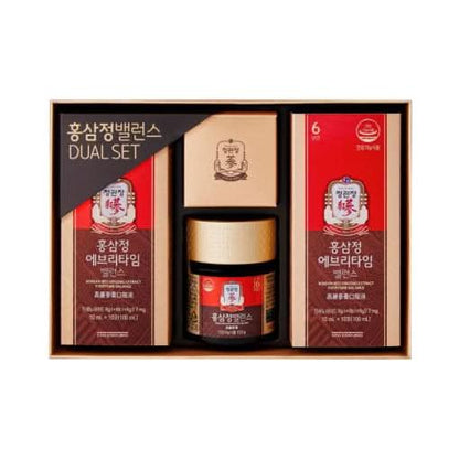 Natural Korean Red Ginseng Dual Pack Energy Booster