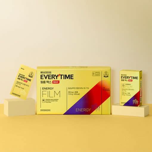 Korean Red Ginseng Energy Boost Film - 300mg x 45 Sheets