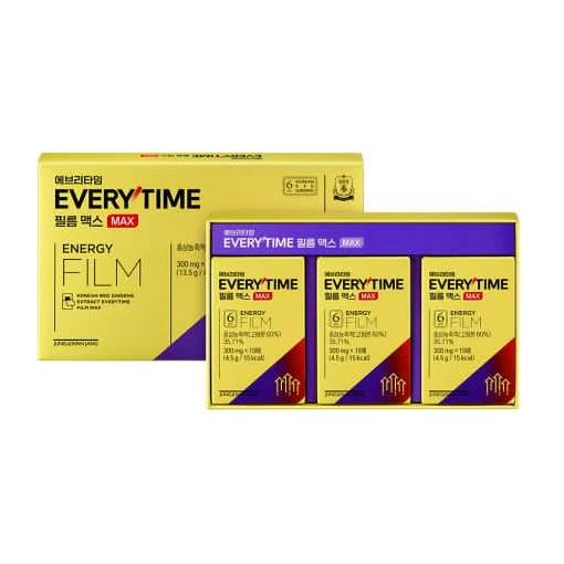 Korean Red Ginseng Energy Boost Film - 300mg x 45 Sheets