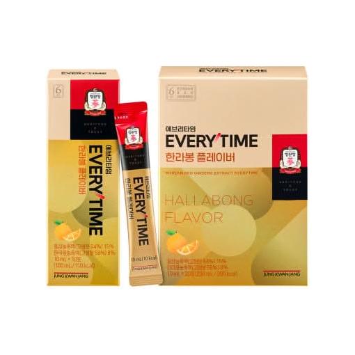 Korean Red Ginseng Energy Sticks with Citrus Flavor