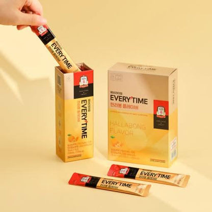 Korean Red Ginseng Energy Sticks with Citrus Flavor