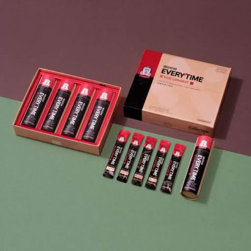 Korean Red Ginseng Energy Boost Supplement 10ml x 20