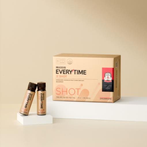 Natural Korean Ginseng Energy Boost Supplement Shots