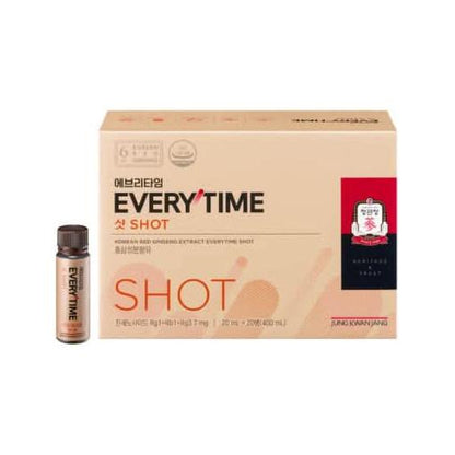 Natural Korean Ginseng Energy Boost Supplement Shots