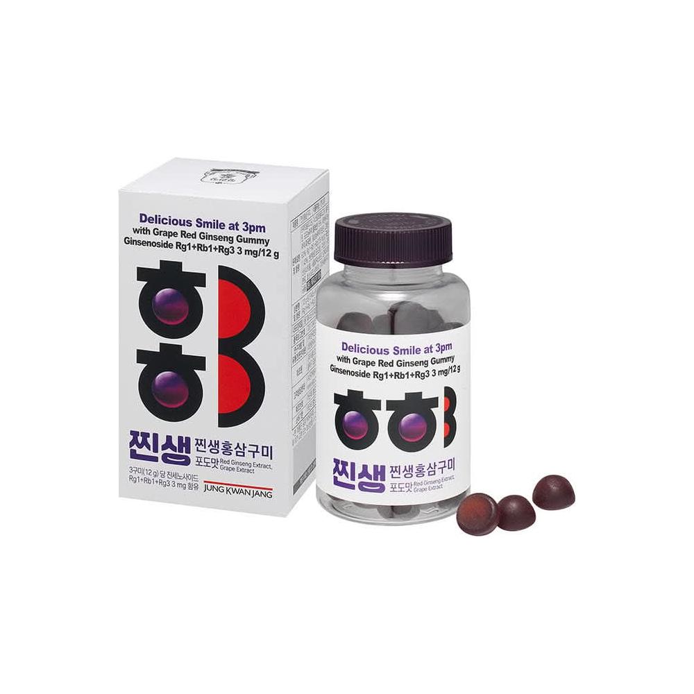 Natural Korean Red Ginseng Energy Gummies 75 Pack