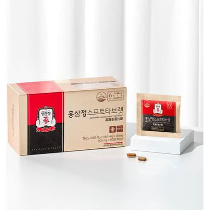 Natural Korean Ginseng Energy Boost Tablets 500mg