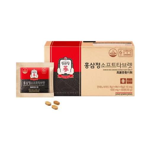 Natural Korean Ginseng Energy Boost Tablets 500mg