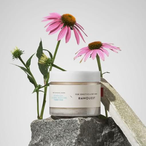 Gentle Echinacea Facial Toner Pads - 60 Soft Sheets