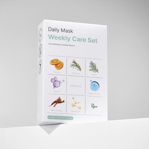 Daily Face Mask Set - 7 Piece Weekly Skin Care Kit