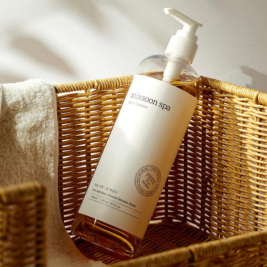 Nourishing Bean Facial Serum 500ml - Moisturizing Skin Glow Treatment - Mycosmeticslondon