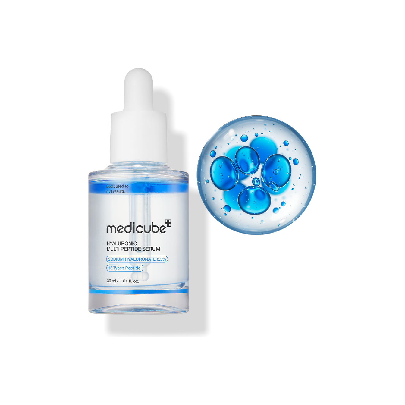 Hydrating Facial Serum with Peptides and Hyaluronic Acid - Mycosmeticslondon