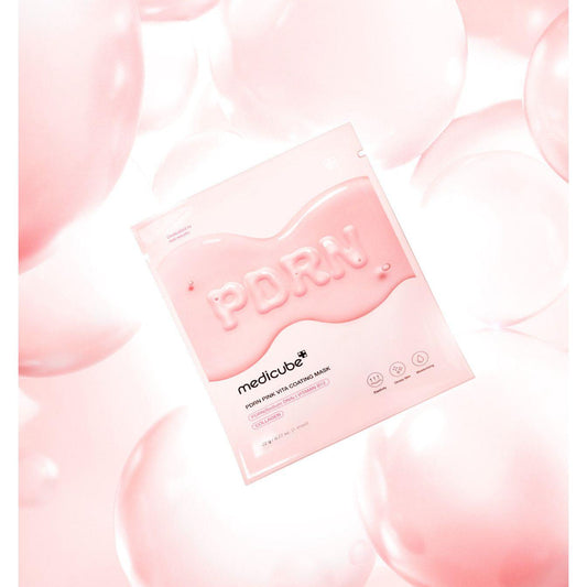 Nourishing Pink Face Mask - 5 Pack, Brightening & Hydrating - Mycosmeticslondon