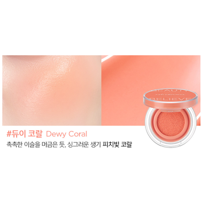 Natural Finish Blush Cushion - 10 Shades