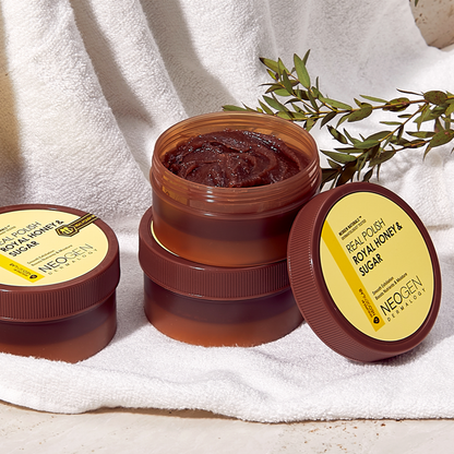 Natural Honey Sugar Body Scrub 100g - Gentle Exfoliating Moisturizer - Mycosmeticslondon