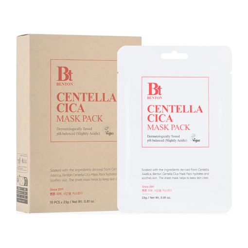 Soothing Cica Face Mask Pack - 10 Gentle Sheets