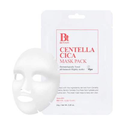 Soothing Cica Face Mask Pack - 10 Gentle Sheets