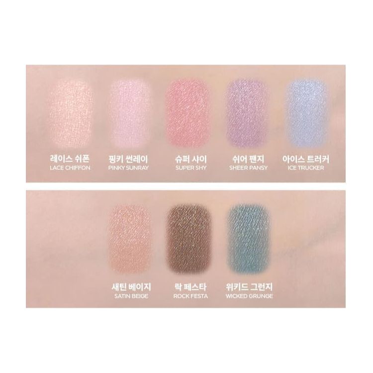 Pigmented Eye Shadows in 34 Shades, Matte & Shimmer