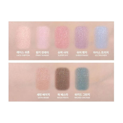 Pigmented Eye Shadows in 34 Shades, Matte & Shimmer