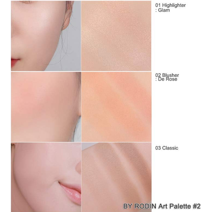 Natural Makeup Palette with Contour and Glow