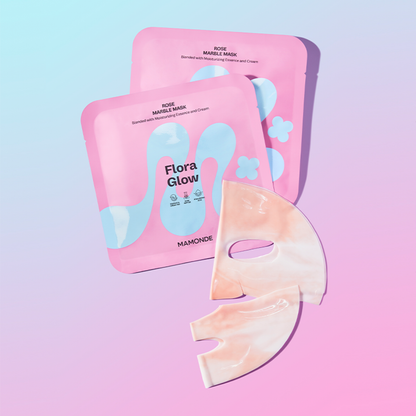 Natural Rose Face Mask - Hydrating & Anti Aging Set