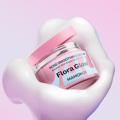 Mamonde Rose Hydrating Face Cream - Soft Skin Moisturizer 50ml
