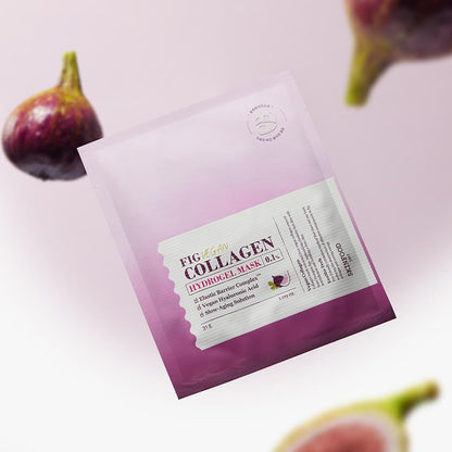 Natural Fig Collagen Face Mask - 5 Pack, Brightening Sheets