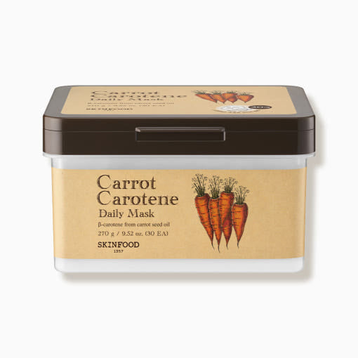 Nourishing Carrot Face Mask Sheets 30 Pack - Mycosmeticslondon